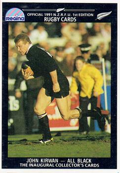 1991 Regina NZRFU 1st Edition #31 John Kirwan Front